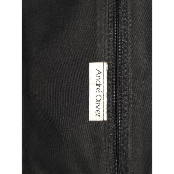 Andre Oliver Black Croc Print & Pony Hair Tiger Stripe Shooulder Bag Purse VGUC - Picture 7 of 8